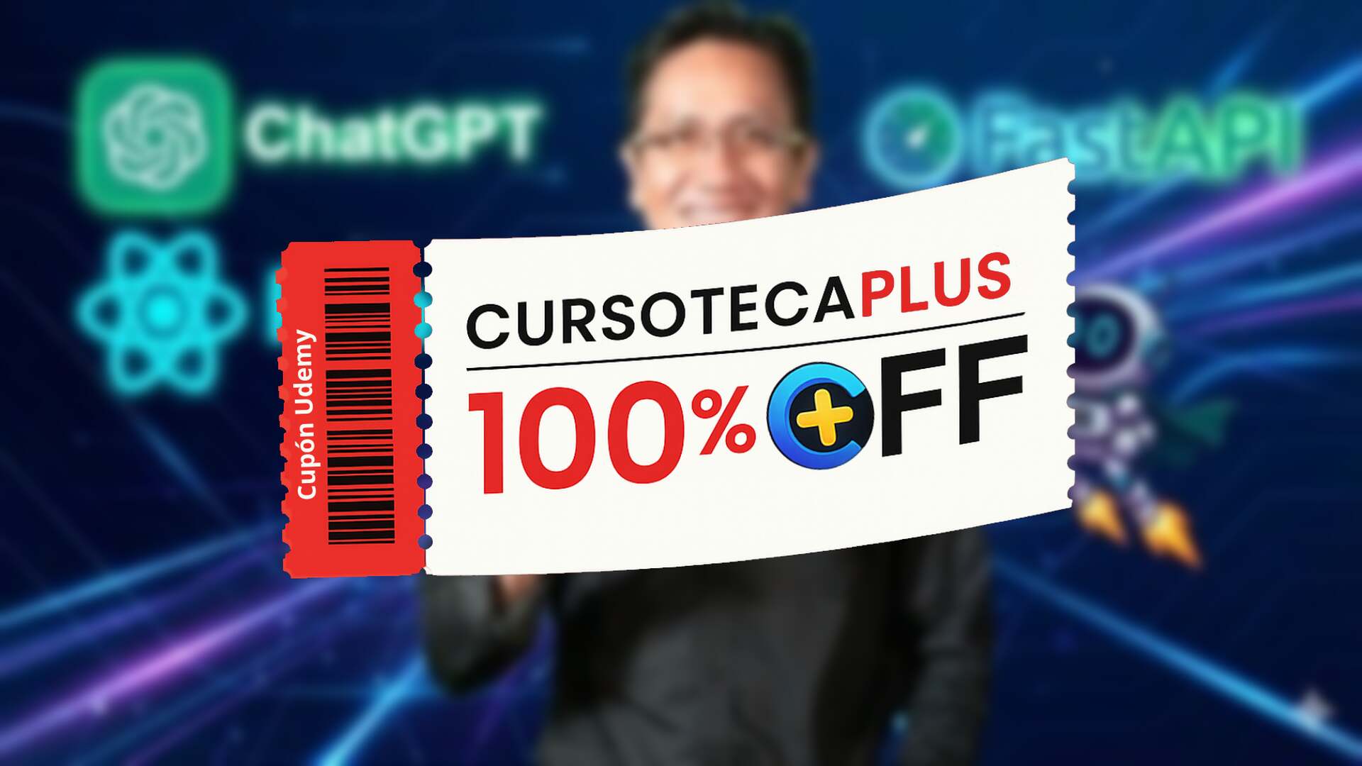 Cupón Udemy | FastAPI - React - ChatGPT IA :  Crea tu 1ª App Full Stack!