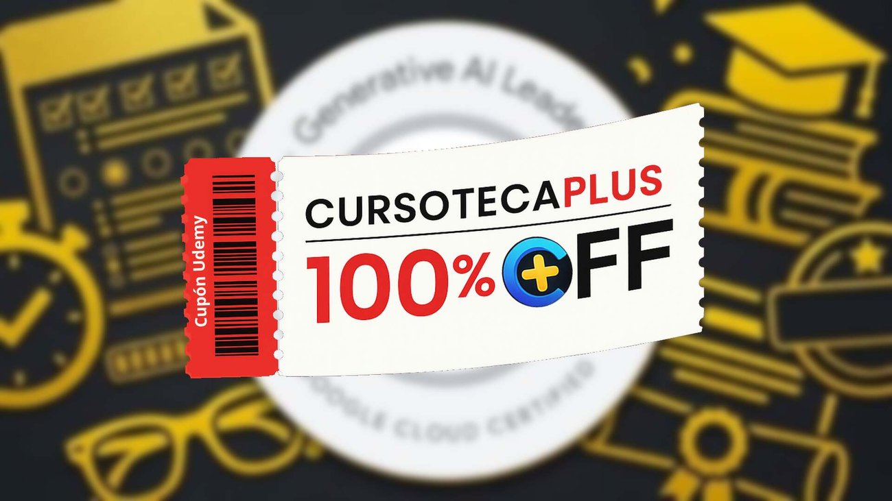 Cupón Udemy | 1500 Preguntas - Certificación de Líder en IA Generativa 2026
