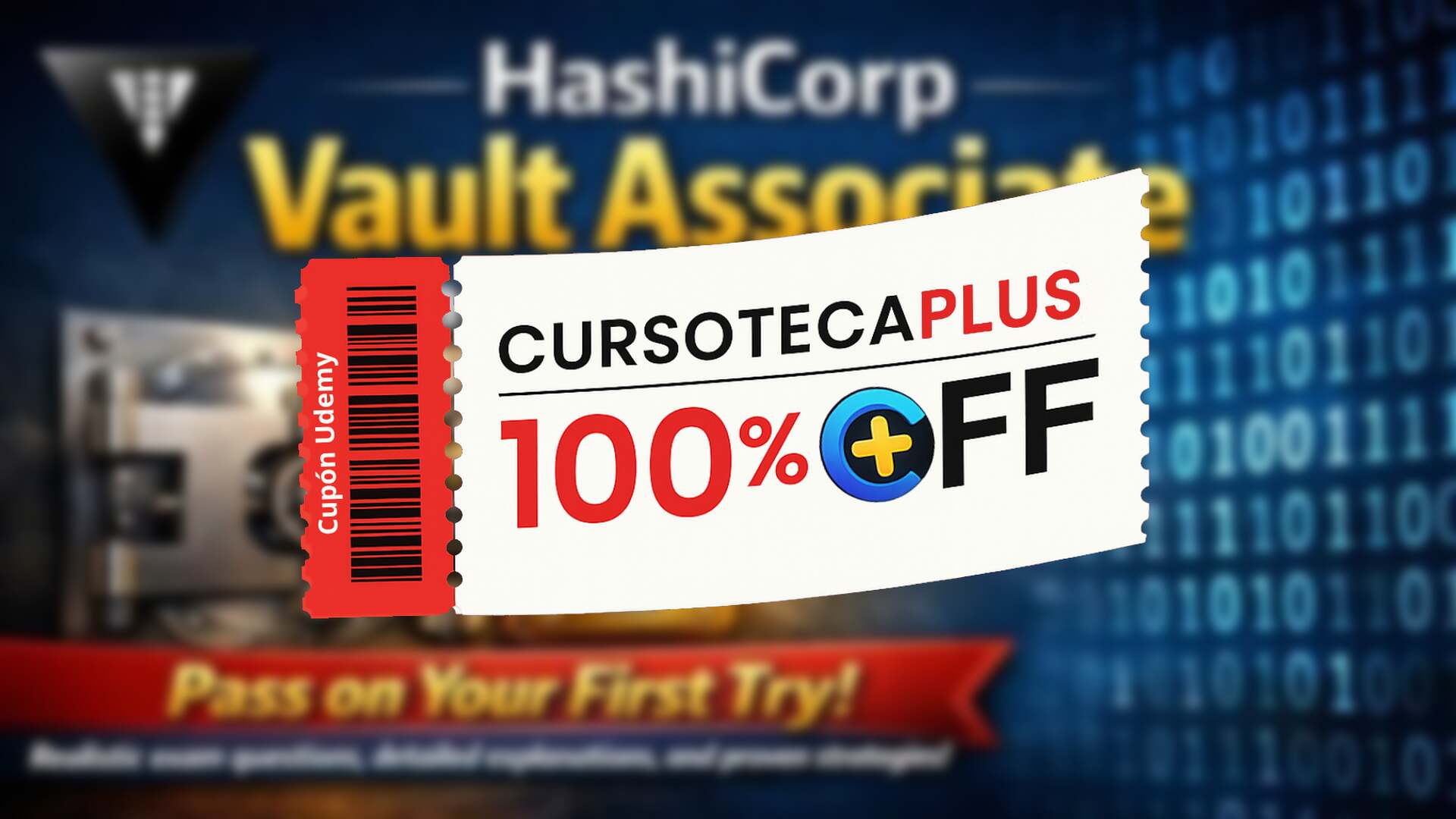 Cupón Udemy | Pruebas de práctica para el certificado de asociado de HashiCorp Vault 2026