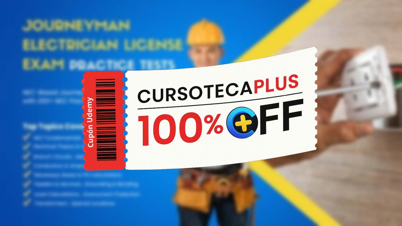Cupón Udemy | Exámenes de práctica para la licencia de electricista profesional