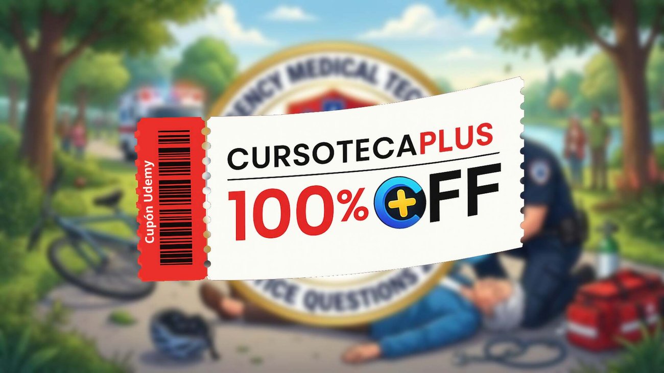 Cupón Udemy | Pruebas de práctica para el examen NREMT EMT-Básico 2026