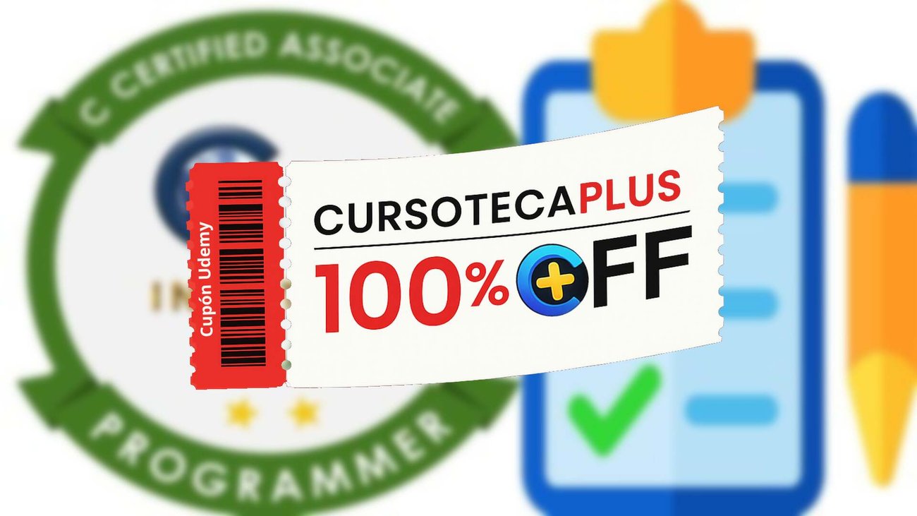 Cupón Udemy | Exámenes de práctica CLA 2026 - C Certified Associate Programmer