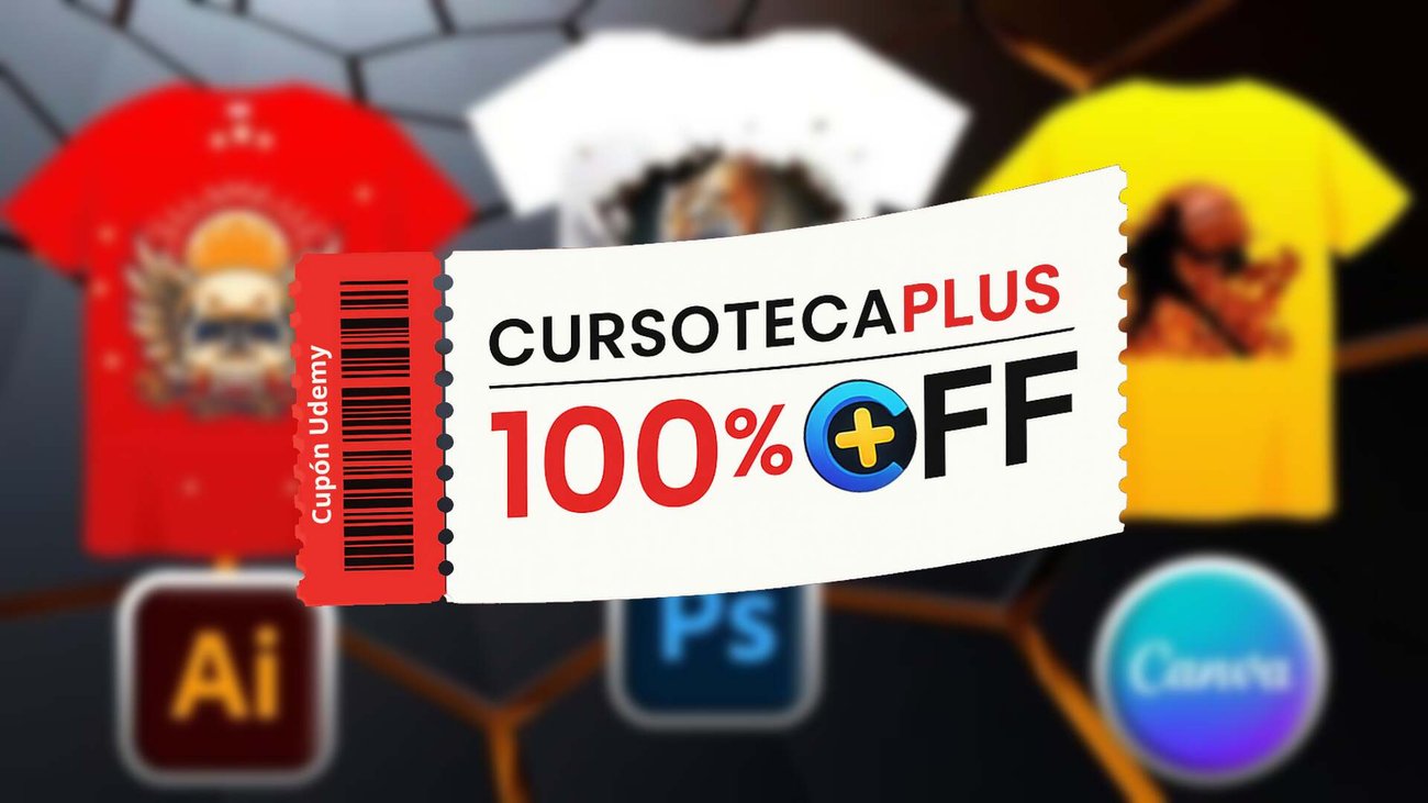 Cupón Udemy | Campamento de Diseño de Camisetas: Photoshop, Illustrator - Canva